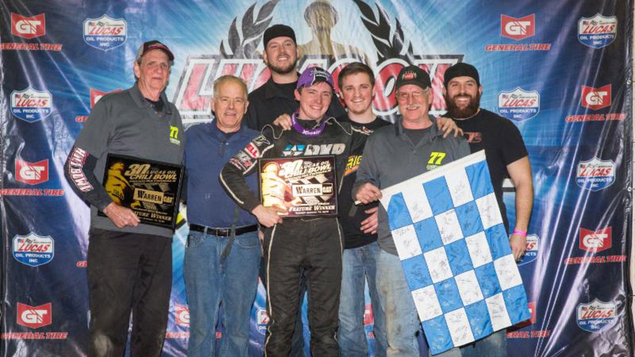 Alex Bright wins a close one in Chili Bowl opener